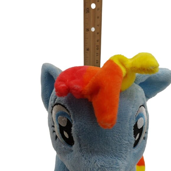 My Little Pony Rainbow Dash Piggy Bank Plush 2016 Blue Rainbow Read - Picture 6 of 8